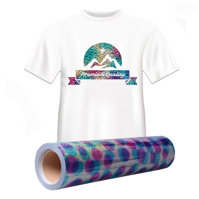 Free sample DIY holographic film Laser foil Kenteer hologram heat transfer vinyl for clothes