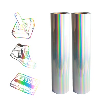 Kenteer high elastic film rainbow iridescent hologram heat transfer vinyl