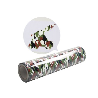 Free sample new arrival Kenteer wholesale camouflage htv roll heat transfer vinyl film