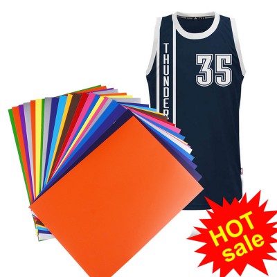 Kenteer cheap hot selling a4 size pu heat transfer vinyl sheet