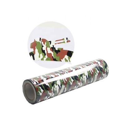 New product Kenteer wholesale pattern camouflage film heat transfer vinyl for clothing